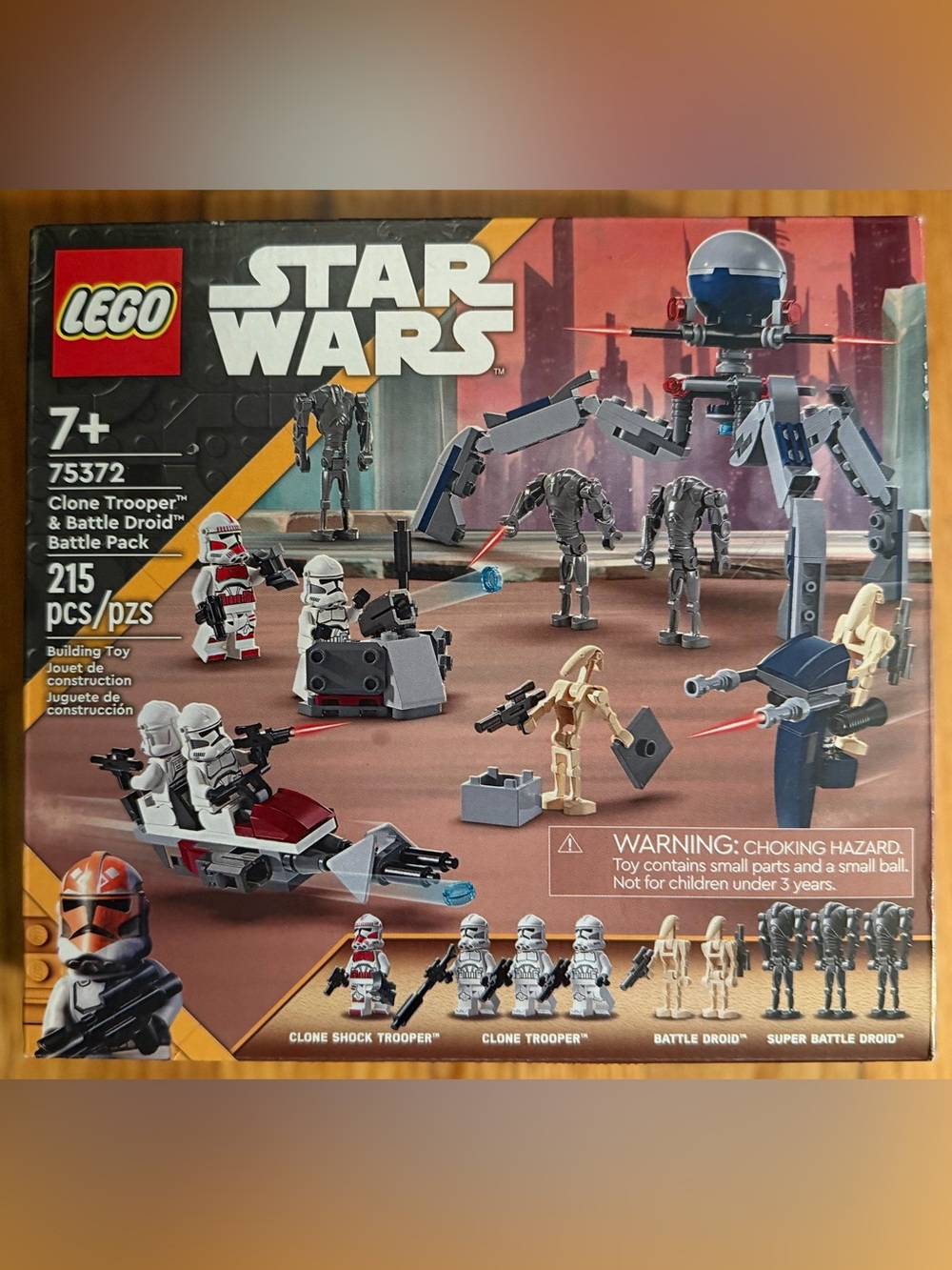 LEGO Star Wars Clone Trooper & Battle Droid Pack - White, Gray, Tan, Red, Blue